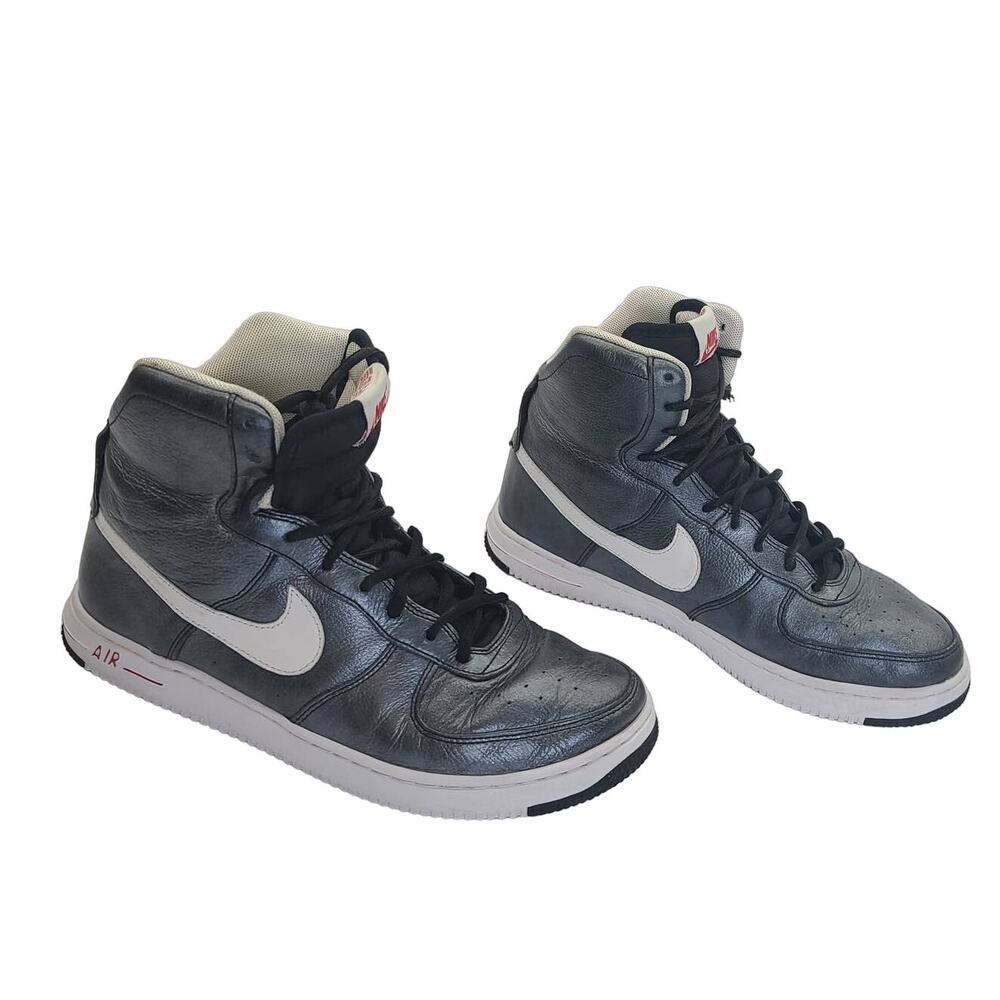 Nike Air Feather Premium High Metallic Basketball Shoes Women's Size 8.5